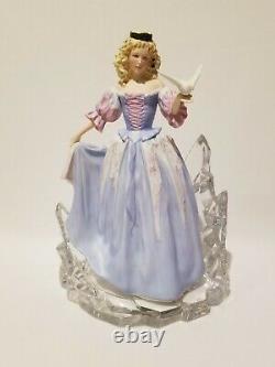 Franklin Mint House Faberge Princess Of The Ice Palace Figurine On Crystal Base
