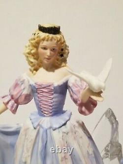 Franklin Mint House Faberge Princess Of The Ice Palace Figurine On Crystal Base