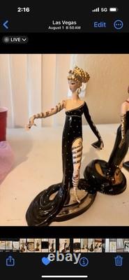 Franklin Mint House Of Erte Limited Edition Pearls And Rubies M5686