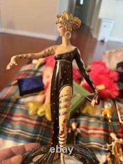 Franklin Mint House Of Erte Limited Edition Pearls And Rubies M5686