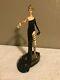 Franklin Mint House Of Erte Pearls And Rubies No. 1713 Porcelain Figure 10'