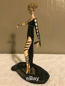 Franklin Mint House Of Erte Pearls And Rubies No. 1713 Porcelain Figure 10'