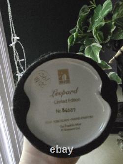 Franklin Mint House of ERTE Leopard Limited Ed. Porcelain Art Deco Figurine, 9