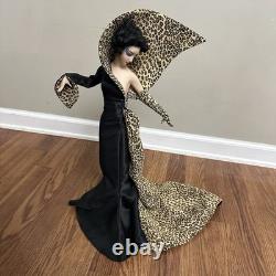 Franklin Mint House of Erte 19 Lady Panther Figurine Classic Elegance Cheetah