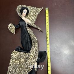 Franklin Mint House of Erte 19 Lady Panther Figurine Classic Elegance Cheetah