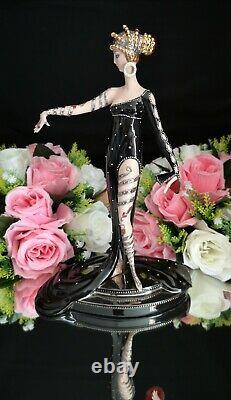 Franklin Mint House of Erté Figurine''Pearls and Rubies'