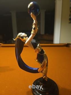 Franklin Mint House of Erte Figurine, The Globe Very Rare