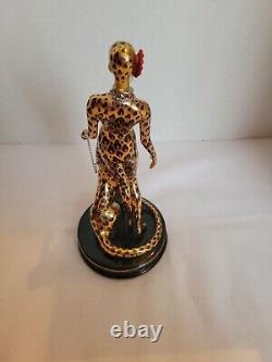 Franklin Mint House of Erte Leopard Limited Edition Figurine 9