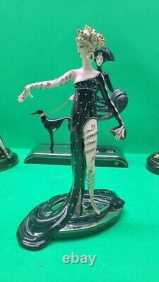 Franklin Mint House of Erte Limited Edition Collection Figurines Set of 8