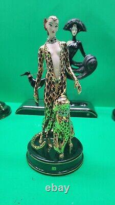 Franklin Mint House of Erte Limited Edition Collection Figurines Set of 8