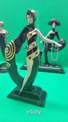 Franklin Mint House of Erte Limited Edition Collection Figurines Set of 8