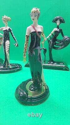 Franklin Mint House of Erte Limited Edition Collection Figurines Set of 8