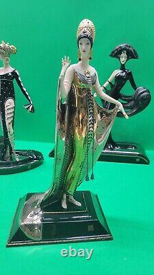 Franklin Mint House of Erte Limited Edition Collection Figurines Set of 8