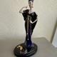 Franklin Mint House of Erte Moonlight Mystique Woman Porcelain Figurine Ltd Ed
