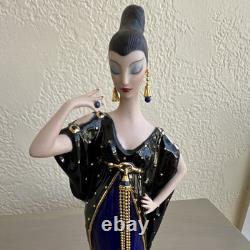 Franklin Mint House of Erte Moonlight Mystique Woman Porcelain Figurine Ltd Ed