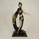 Franklin Mint House of Erte Pearls & Emeralds LE Figurine AIKV9