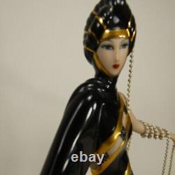 Franklin Mint House of Erte Pearls & Emeralds LE Figurine AIKV9