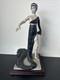 Franklin Mint House of Erte Pearls & Rubies Painted Porcelain Figurine 6/190