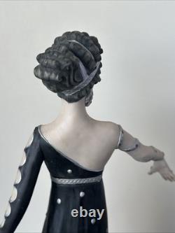 Franklin Mint House of Erte Pearls & Rubies Painted Porcelain Figurine 6/190