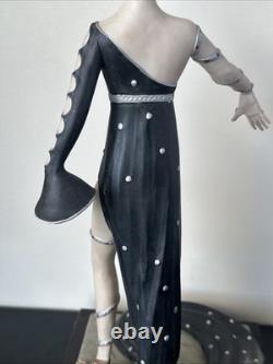 Franklin Mint House of Erte Pearls & Rubies Painted Porcelain Figurine 6/190
