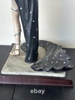 Franklin Mint House of Erte Pearls & Rubies Painted Porcelain Figurine 6/190