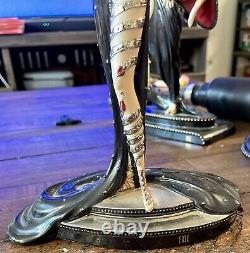 Franklin Mint House of Erte Pearls and Rubies Figurine Art Deco Woman LE Statue