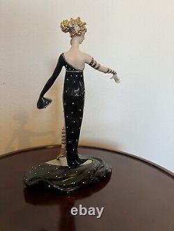 Franklin Mint House of Erte Pearls and Rubies Limited Edition Porcelain M2734