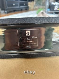 Franklin Mint House of Erte Porcelain Figurine Symphony In Black No. M1964