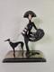 Franklin Mint House of Erte Porcelain Figurine Symphony In Black No. M4900