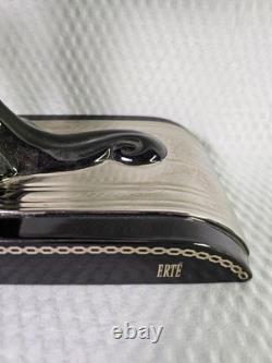 Franklin Mint House of Erte Porcelain Figurine Symphony In Black No. M4900