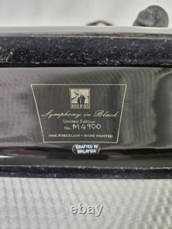 Franklin Mint House of Erte Porcelain Figurine Symphony In Black No. M4900