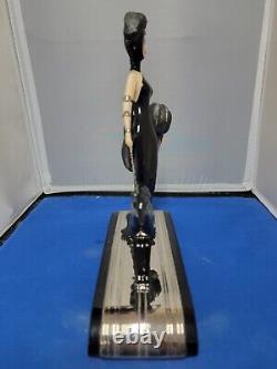 Franklin Mint House of Erte Symphony In Black Limited Edition #4740 Greyhound