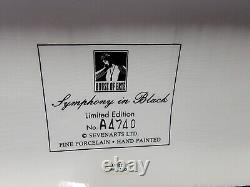 Franklin Mint House of Erte Symphony In Black Limited Edition #4740 Greyhound