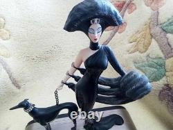 Franklin Mint House of Erte Symphony In Black Limited Edition Greyhound