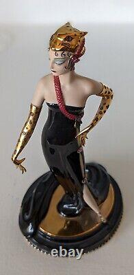 Franklin Mint House of Erte UNTAMED BEAUTY Figurine A1202 Limited Edition