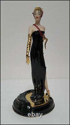 Franklin Mint House of Erte Untamed Beauty Limited Edition Porcelain Figurine