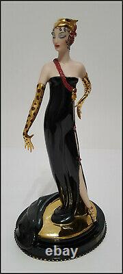 Franklin Mint House of Erte Untamed Beauty Limited Edition Porcelain Figurine