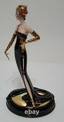 Franklin Mint House of Erte Untamed Beauty Limited Edition Porcelain Figurine