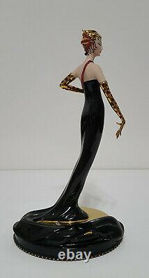 Franklin Mint House of Erte Untamed Beauty Limited Edition Porcelain Figurine