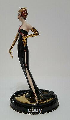 Franklin Mint House of Erte Untamed Beauty Limited Edition Porcelain Figurine