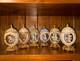 Franklin Mint House of Faberg&eacute; Carousel Horse Egg SET of 6 Gold-Tone Vintage