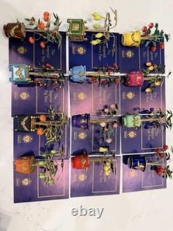 Franklin Mint House of Faberge Imperial Trees ©1991 Lot Of 12 Czarina's Orchard