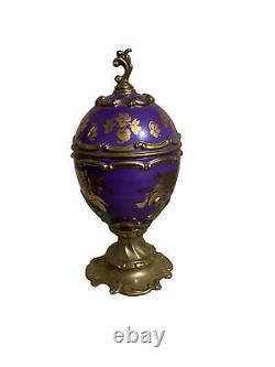 Franklin Mint House of Faberge Musical Egg- The Swan Lake Egg Music Box