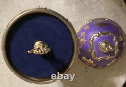 Franklin Mint House of Faberge Musical Egg- The Swan Lake Egg Music Box
