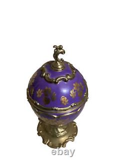 Franklin Mint House of Faberge Musical Egg- The Swan Lake Egg Music Box