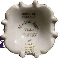 Franklin Mint House of Faberge Musical Egg- The Swan Lake Egg Music Box