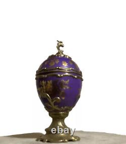Franklin Mint House of Faberge Musical Egg- The Swan Lake Egg Music Box