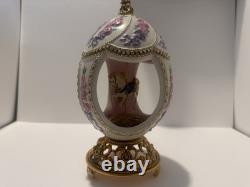 Franklin Mint House of Faberge Porcelain Musical Carousel Egg