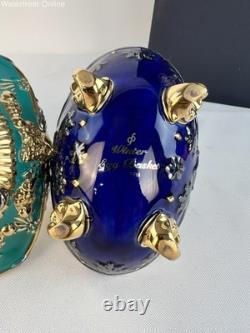 Franklin Mint House of Faberge Seasonal Egg Baskets Set of 4 No Eggs