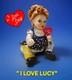 Franklin Mint? I LOVE LUCY Portrait Baby Doll HEART LOLLIPOP Porcelain NEW